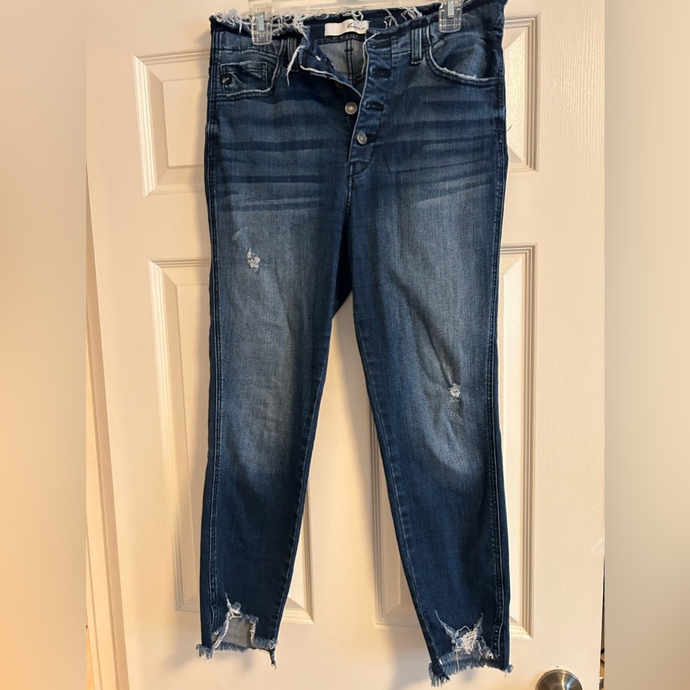 Kancan distressed skinny jeans